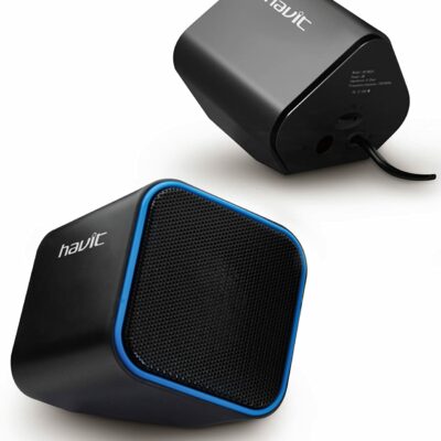 SPEAKER PARLANTE MULTIMEDIA HAVIT, ELEGANTE, USB, NEGRO AZUL/ROJO AZUL