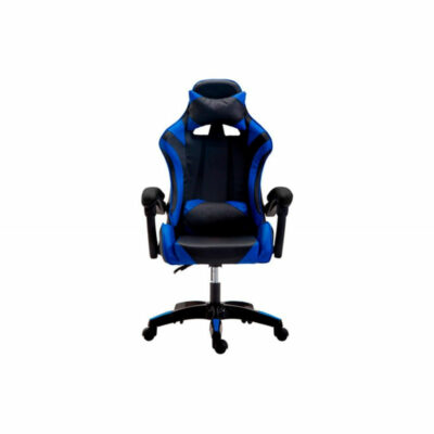 Silla Gamer con doble almohada Azul