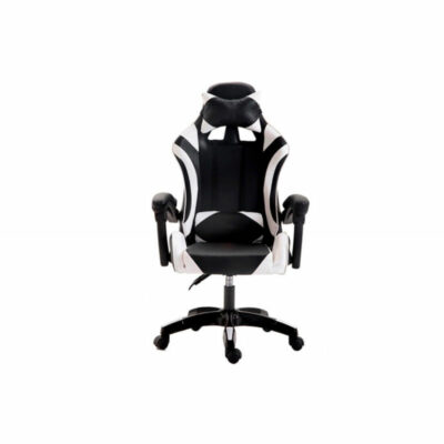 Silla Gamer con doble almohada Blanco