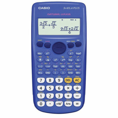 Casio Fx-82la Plus Calculadora Cientifica 252 Funciones Azul