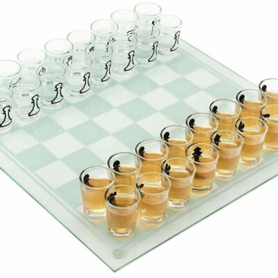 Juego de ajedrez con shots