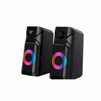 Parlantes Havit Sk204 con luz RGB