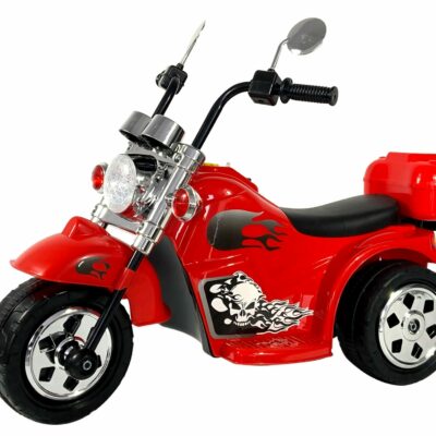 Moto tipo Harley a batería para niños Rojo