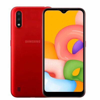 Celular Samsung A01, 16gb, Nuevo Modelo, dual sim Rojo