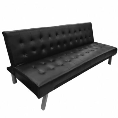 SOFA CAMA DE 180CM X 95CM, NEGRO, EXCELENTE CALIDAD