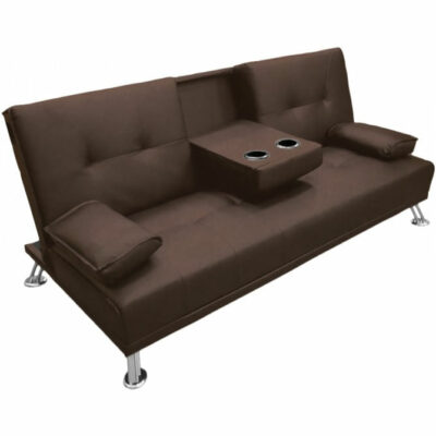 Sofa Cama Importado Con Apoya Brazos, Vasos, Oferta, Color C