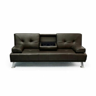 Sofa cama importado con apoya brazos, vasos, OFERTA, 2 COLORES C