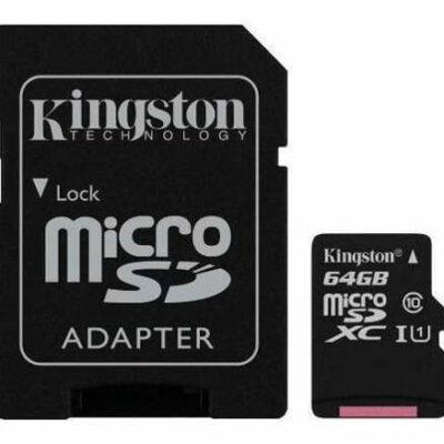 Tarjeta De Memoria Micro Sd 64 Gb Kingston Class 10