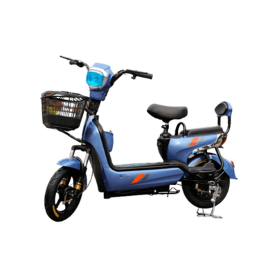 Bicicleta  eléctrica doble asiento, varios colores azul