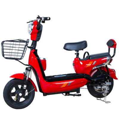 Bicicleta  eléctrica doble asiento, varios colores Rojo