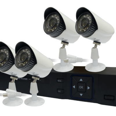 Kit CCTV 4 Cámaras FULL HD Visión Nocturna Controla en Celular