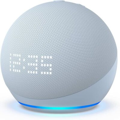 Amazon Echo dot 5ta gen con reloj Azul