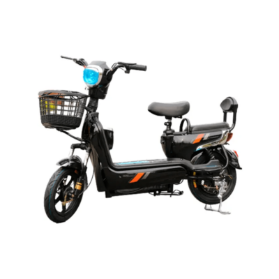 Bicicleta  eléctrica doble asiento, varios colores negro