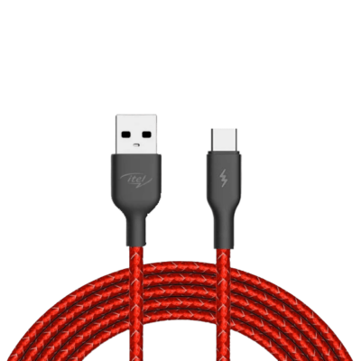 Cable Itel C33 Tipo C 1m 3A ROJO