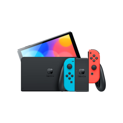 NINTENDO SWITCH OLED Azul y Rojo Neón