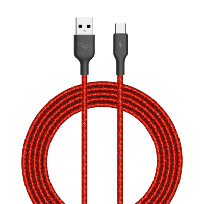 Cable Itel M23 Micro USB 1m 3A ROJO