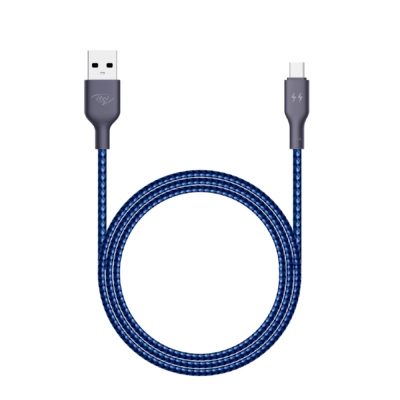 Cable Itel M23 Micro USB 1m 3A AZUL