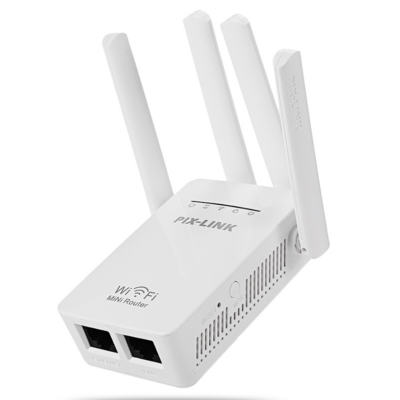 Extensor Pix-Link WR09Q WiFi-N 300 Mbps 4 antenas BLANCO