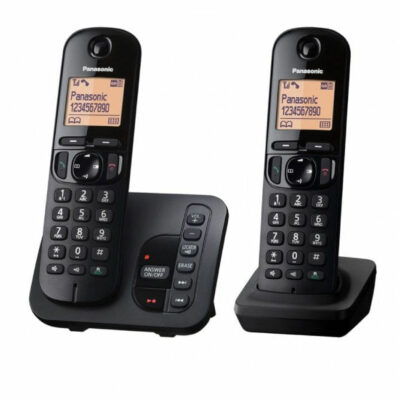 Teléfono Inalambrico doble Panasonic Kx-tgc222 Contestador Altavoz