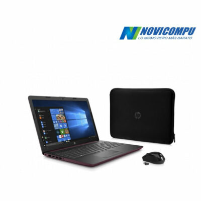 LAPTOP HP 15-DB0084, 500GB, 4GB, BT, CON MOUSE WIRELESS Y ESTUCHE