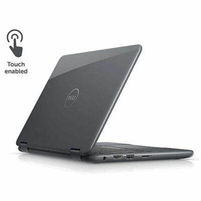 Laptop Dell convertible 2 en 1, Intel Quad core, 500gb, 4gb, touchscreen, GRIS