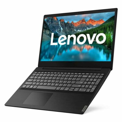 Laptop Lenovo, intel, 4gb, 128gb, 15.6 pulg, bt, w10 Negro