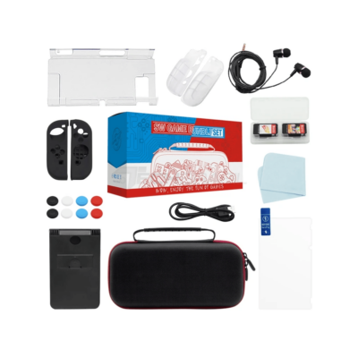 Kit de Accesorios 17 en 1 para Nintendo Switch