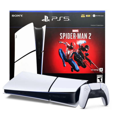 Consola Sony PS5 Slim 1Tb Edición Digital + Videojuego Marvel’s Spider-Man 2