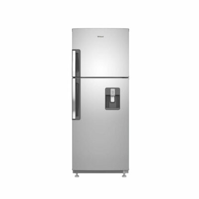 REFRIGERADORA WHIRLPOOL WRW25CKTWW 279 LITROS TOP MOUNT DISPENSADOR ACERO GALVANIZADO WHIREFTOPWRW25CKTWW