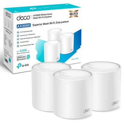 TP-Link Deco X50 (3 pack) Wi-Fi 6 Mesh AI AX3000