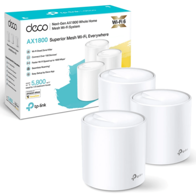 TP-Link Deco X20 (3 pack) Wi-Fi 6 Mesh Dual Band AX1800