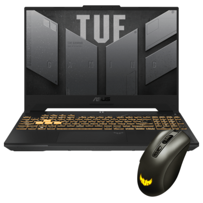 Laptop Asus TUF Gaming F15 (2023) Intel Core i7-12700H RTX 4050 16Gb 1Tb 15.6″ FHD FreeDOS Grey w/ Mouse y Mochila Laptop Asus TUF Gaming F15 (2023) Intel Core i7-12700H RTX 4050 16Gb 1Tb 15.6″ FHD FreeDOS Grey w/ Mouse