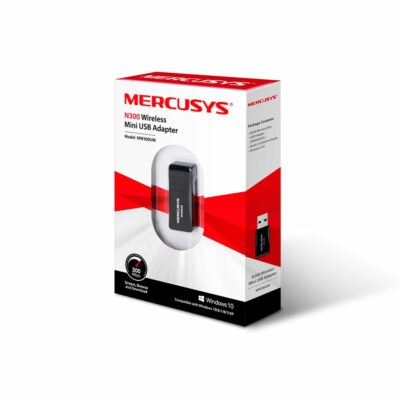 Adaptador Mercusys MW300UM Wi-Fi Mini USB 300Mbps