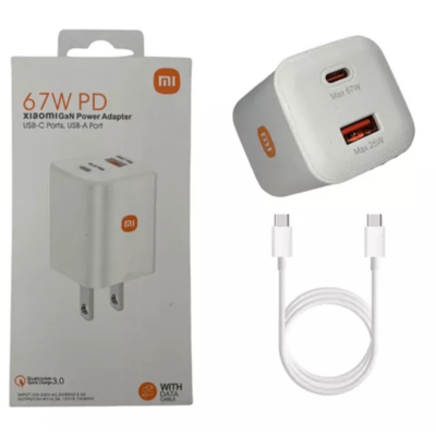 Cargador Xiaomi 67W Tipo C Dual Port