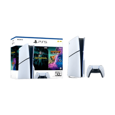 Consola Sony PS5 Slim Disco + Bundle Ratchet Clank Rift Apart Y Returnal
