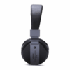 Audífonos De Cuero Y Metal Bluetooth En Varios Colores NEGRO