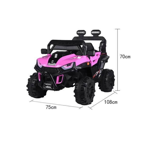 CARRO A BATERÍA TIPO 4X4 BDX999 ROSA