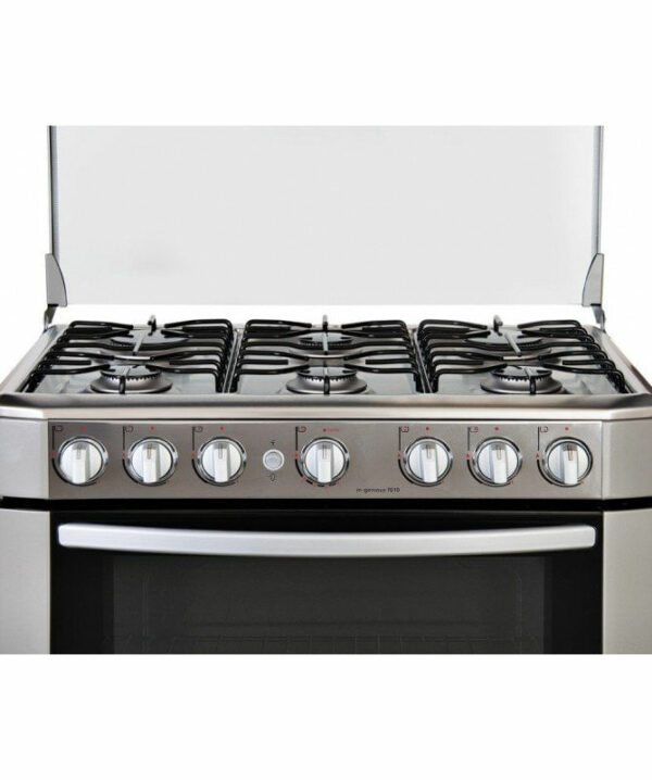 Cocina a gas 76cms con encendido eléctrico, 2quemadores Jumbo 4estandar Mabe - INGENIOUS7610EG0
