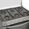 Cocina a gas 76cms con encendido eléctrico, 2quemadores Jumbo 4estandar Mabe - INGENIOUS7610EG0
