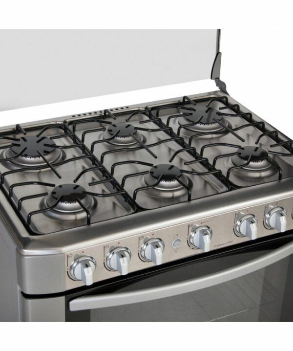 Cocina a gas 76cms con encendido eléctrico, 2quemadores Jumbo 4estandar Mabe - INGENIOUS7610EG0