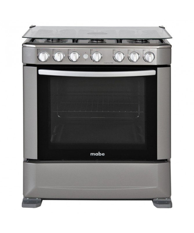 Cocina a gas 76cms con encendido eléctrico, 2quemadores Jumbo 4estandar Mabe - INGENIOUS7610EG0