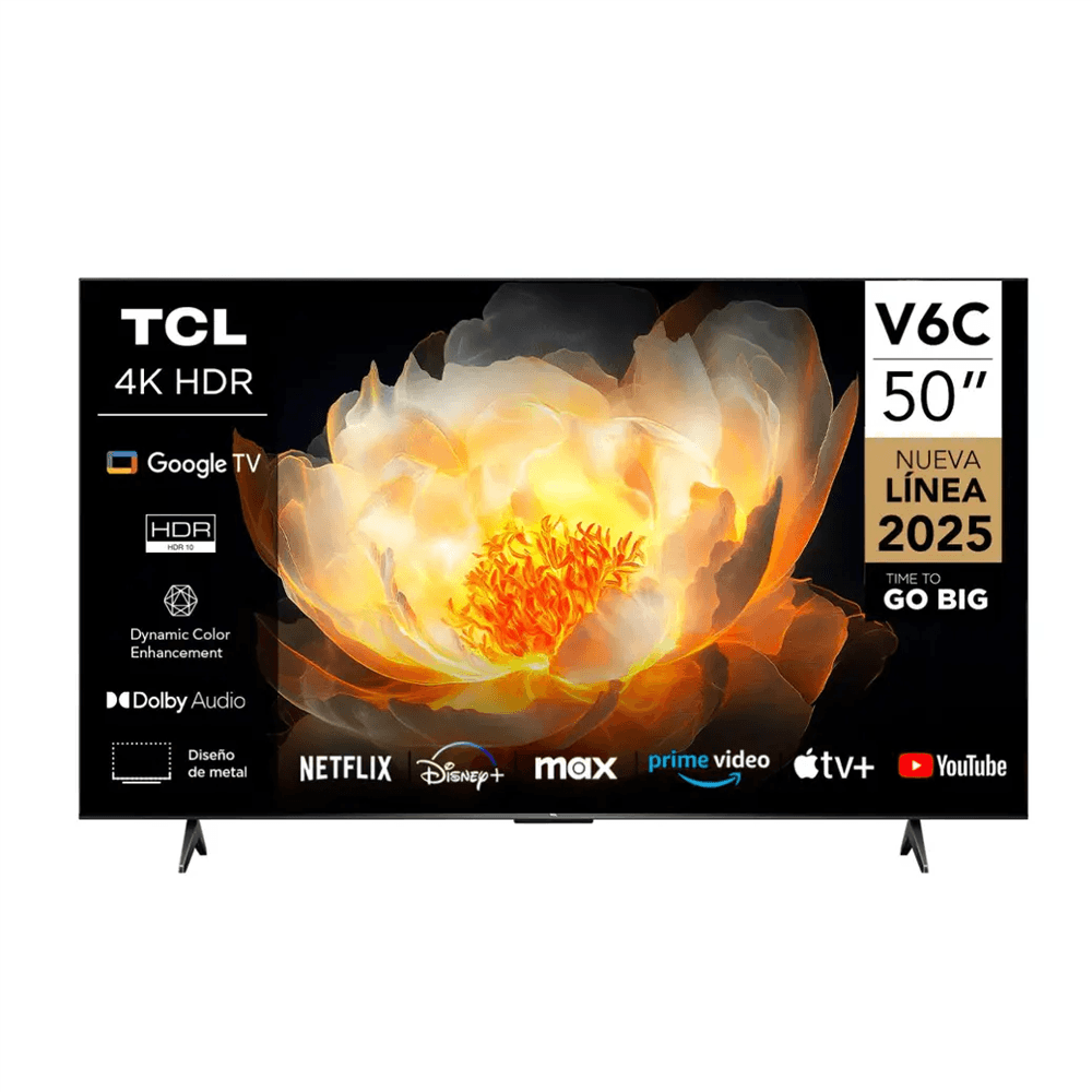 Televisor TCL 50" V6C 4K UHD Google TV