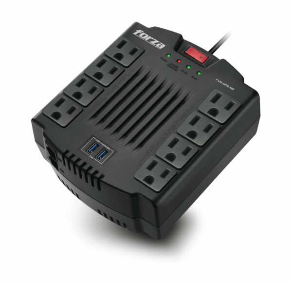 REGULADOR FORZA 115V, 1200VA/600W, FVR1211USB