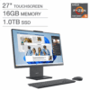 Lenovo All in One Ryzen 5, 27 pulg, 16gb+1tb ssd, touch