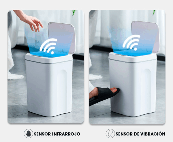 Tacho de basura con sensor