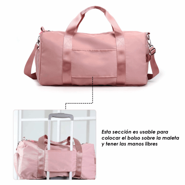 BOLSO DE VIAJE ROSA