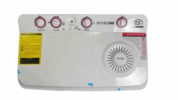 LAVADORA 13KG ZITRO PRO FUCSIA ZWM13PLUS