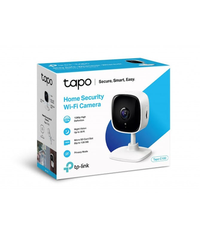 CAMARA IP TP-LINK TAPO C100, FULL HD, VISION NOCTURNA
