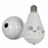 FOCO LED CAMARA ESPIA IP 360 GRADOS WIFI MONITOREO CELULAR