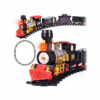 Juguete, tren con vagones, carros, luces y musical